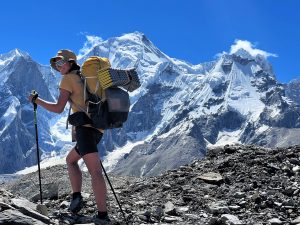 K2 base camp trek batoh gossamer gear gorilla ultralight cestování nalehko