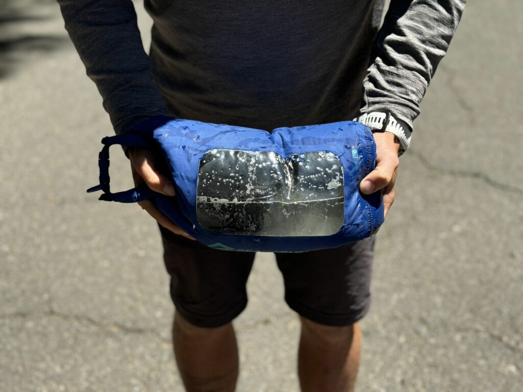 Recenze vybavení -Prací vak Sea To Summit Ultralight Dry bag view